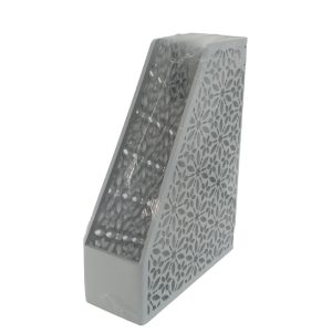 Geometric Grey Magazine/file Holder (23.5cm x 31cm)