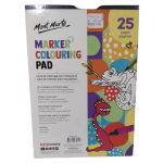 Mont Marte Marker & Colouring Pad A4 25 Sheets 100gsm