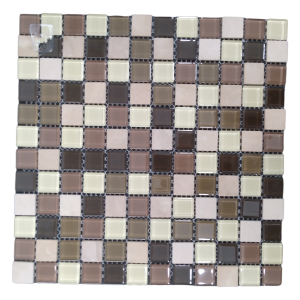 Glass & Natural Stone 4mm Sandstone (Sheet:30x30cm)