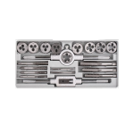 Tork Craft Carbon Steel Tap & Die Set (20pc)