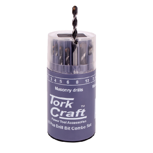 Tork Craft Drill Bit Combo Set (18 Pce)