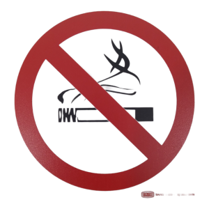 No Smoking Safety Sign 19x19cm
