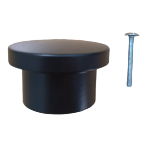 Black Ashleigh Knob Large 4.5cm