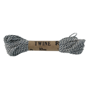 Twine with Denim Blue & Cream (10m x 2mm)