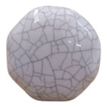  Round Crack Ceramic Knob 3.5cm x 7cm