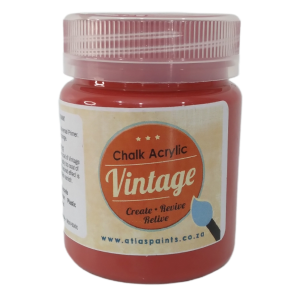 Siren Red Acrylic Chalk Paint 100ml