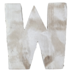 Wooden Letter | W