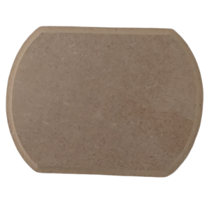 Wooden Round Rectangular Coaster 9x11.5x0.5cm