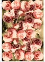 Rosey Blooms Decoupage Print Paper A3