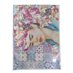 Floral Frida Decoupage Paper Print A3