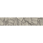 Black Graphic Vinyl Foam Yoga Mat (61x173x0.80cm)