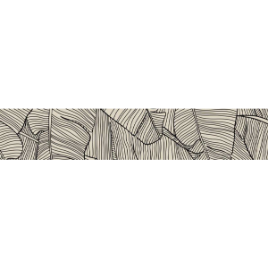 Black Graphic Vinyl Foam Yoga Mat (61x173x0.80cm)