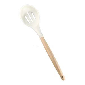 Grey Silicone Slotted Spoon