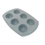 Blue Silicone Muffin Mould 6.5cm