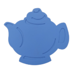 Bright Blue Silicone Tea Pot Holder