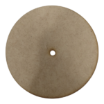 Plain Supawood Clock Circle 15cm