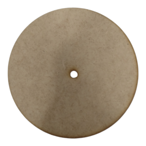 Plain Supawood Clock Circle 15cm