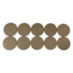 Wooden Circle Coasters 10cm