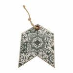 Green Mosaic Gift Tag (8.5cm x 12cm)