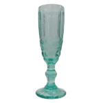 Champagne Glass Flower Design, Aqua S7110_4