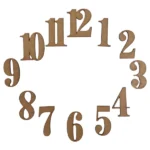 Clock Numbers 1-12 Supawood 70mm_CLNO70_1