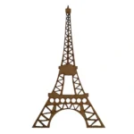 Laser Cut Wooden Eiffel Tower Supawood 310 x 185mm_11782_1