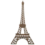 Laser Cut Wooden Eiffel Tower Supawood 650mm x 330mm_11781_1