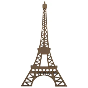 Laser Cut Wooden Eiffel Tower Supawood 650mm x 330mm_11781_1