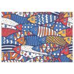 Colourful Fish Disposable Placemat 24pc