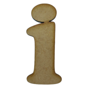 Laser Cut Wooden Letter "i" 3cm
