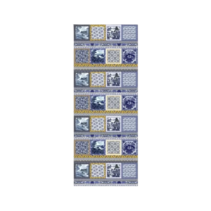 Tear Resistant Decoupage Door Print Delph & Yellow