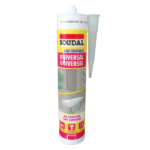 Soudal Universal Silicone Sealant Clear 123975_1