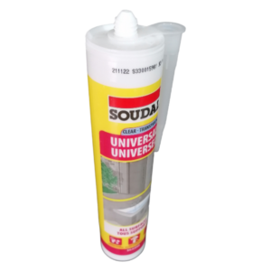 Soudal Universal Silicone Sealant Clear 123975_2