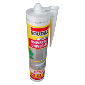 Soudal Universal Silicone Sealant White 123976_2