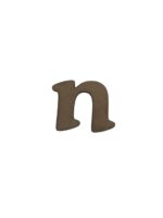 Laser Cut Wooden Letter "n" 5cm