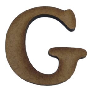 Laser Cut Wooden Letter "G" 3cm