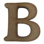 Laser Cut Wooden Letter "B" 3cm
