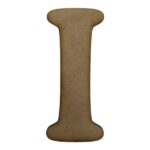 Laser Cut Wooden Letter "I" 8cm