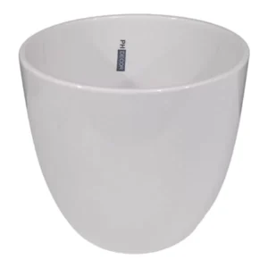Large White Glazed Ceramic Pot