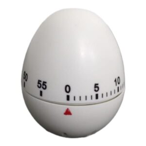 Analog Kitchen Egg Timer-White