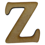 Laser Cut Wooden Letter "z" 5cm