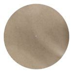 Plain Supawood Clock Circle 34cm