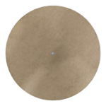 Plain Supawood Clock Circle 25cm