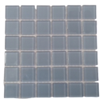 Ice Blue Crystal Glass Mosaic Tile (Sheet Size: 15x15cm)