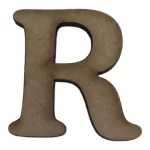 Laser Cut Wooden Letter "R" 8cm