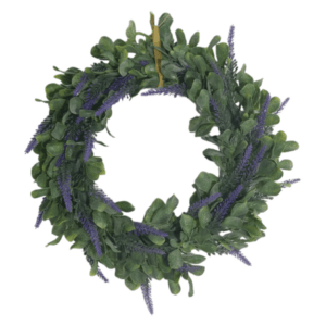 Artificial Christmas Wreath _ Purple Lavinder XSJ1G_1