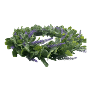 Artificial Christmas Wreath _ Purple Lavinder XSJ1G_4