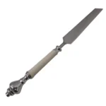 Bread Knife Aluminium with White Enamel Handle_HN38637_2