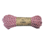 Red & White Twine Cord 10m