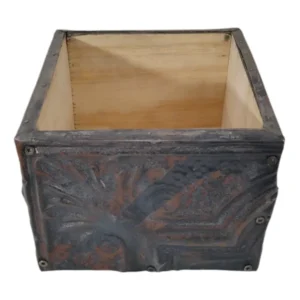 Cutlery Holder Vinatge Pressed Ceiling Black 20 x 15cm_JF089BLACK_2